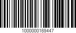 Código de barras (EAN, GTIN, SKU, ISBN): '1000000169447'