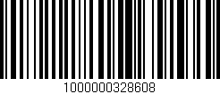 Código de barras (EAN, GTIN, SKU, ISBN): '1000000328608'