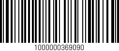 Código de barras (EAN, GTIN, SKU, ISBN): '1000000369090'