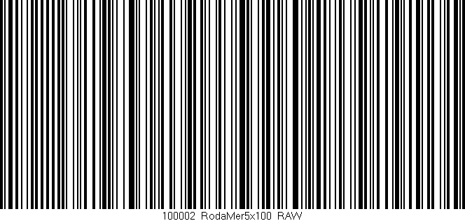 Código de barras (EAN, GTIN, SKU, ISBN): '100002_RodaMer5x100_RAW'