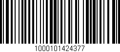 Código de barras (EAN, GTIN, SKU, ISBN): '1000101424377'