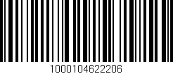 Código de barras (EAN, GTIN, SKU, ISBN): '1000104622206'