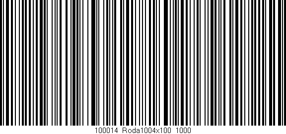 Código de barras (EAN, GTIN, SKU, ISBN): '100014_Roda1004x100_1000'