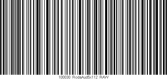 Código de barras (EAN, GTIN, SKU, ISBN): '100030_RodaAud5x112_RAW'
