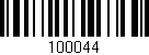 Código de barras (EAN, GTIN, SKU, ISBN): '100044'