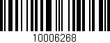 Código de barras (EAN, GTIN, SKU, ISBN): '10006268'