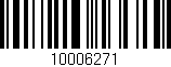 Código de barras (EAN, GTIN, SKU, ISBN): '10006271'