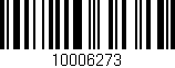 Código de barras (EAN, GTIN, SKU, ISBN): '10006273'