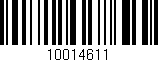 Código de barras (EAN, GTIN, SKU, ISBN): '10014611'