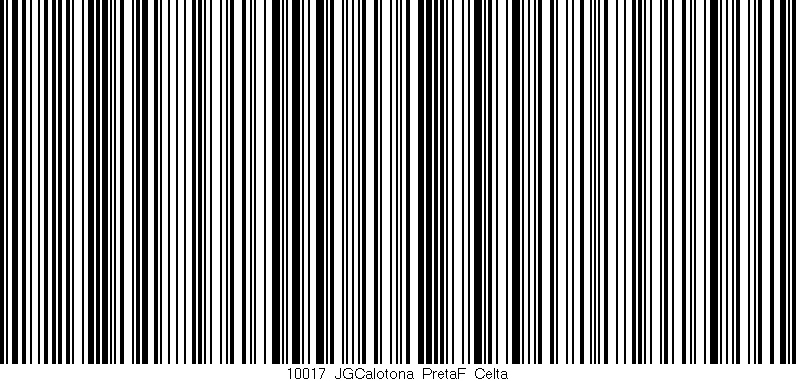 Código de barras (EAN, GTIN, SKU, ISBN): '10017_JGCalotona_PretaF_Celta'