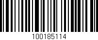 Código de barras (EAN, GTIN, SKU, ISBN): '100185114'