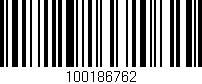 Código de barras (EAN, GTIN, SKU, ISBN): '100186762'