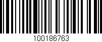 Código de barras (EAN, GTIN, SKU, ISBN): '100186763'