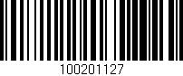 Código de barras (EAN, GTIN, SKU, ISBN): '100201127'