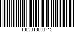 Código de barras (EAN, GTIN, SKU, ISBN): '1002018090713'