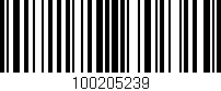 Código de barras (EAN, GTIN, SKU, ISBN): '100205239'