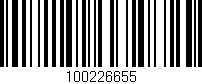 Código de barras (EAN, GTIN, SKU, ISBN): '100226655'