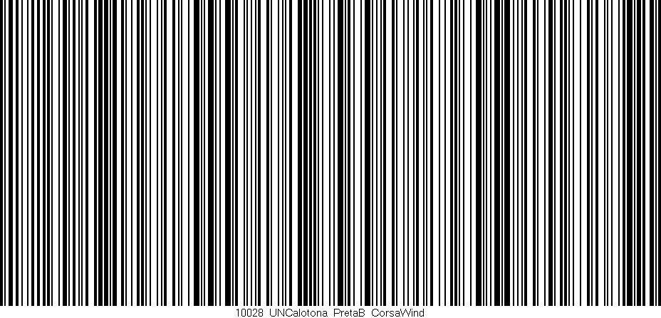 Código de barras (EAN, GTIN, SKU, ISBN): '10028_UNCalotona_PretaB_CorsaWind'