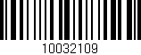 Código de barras (EAN, GTIN, SKU, ISBN): '10032109'