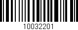 Código de barras (EAN, GTIN, SKU, ISBN): '10032201'