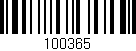 Código de barras (EAN, GTIN, SKU, ISBN): '100365'