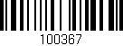 Código de barras (EAN, GTIN, SKU, ISBN): '100367'