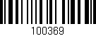 Código de barras (EAN, GTIN, SKU, ISBN): '100369'