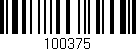 Código de barras (EAN, GTIN, SKU, ISBN): '100375'