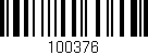 Código de barras (EAN, GTIN, SKU, ISBN): '100376'