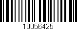 Código de barras (EAN, GTIN, SKU, ISBN): '10056425'