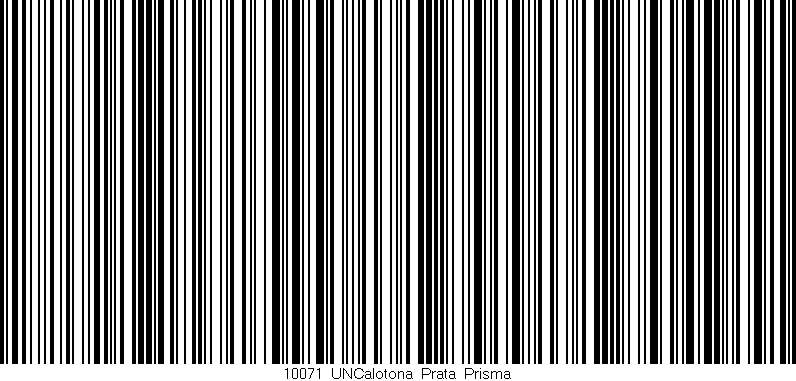 Código de barras (EAN, GTIN, SKU, ISBN): '10071_UNCalotona_Prata_Prisma'