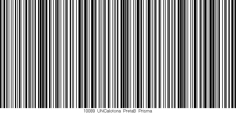 Código de barras (EAN, GTIN, SKU, ISBN): '10089_UNCalotona_PretaB_Prisma'
