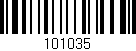 Código de barras (EAN, GTIN, SKU, ISBN): '101035'