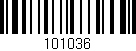 Código de barras (EAN, GTIN, SKU, ISBN): '101036'