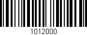 Código de barras (EAN, GTIN, SKU, ISBN): '1012000'
