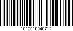 Código de barras (EAN, GTIN, SKU, ISBN): '1012018040717'