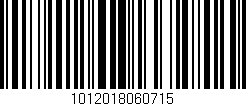 Código de barras (EAN, GTIN, SKU, ISBN): '1012018060715'