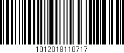 Código de barras (EAN, GTIN, SKU, ISBN): '1012018110717'