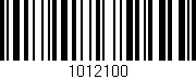 Código de barras (EAN, GTIN, SKU, ISBN): '1012100'