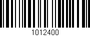 Código de barras (EAN, GTIN, SKU, ISBN): '1012400'