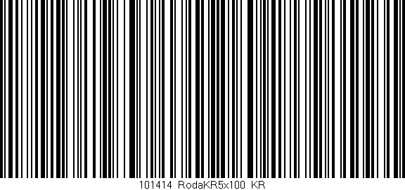 Código de barras (EAN, GTIN, SKU, ISBN): '101414_RodaKR5x100_KR'