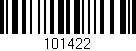 Código de barras (EAN, GTIN, SKU, ISBN): '101422'
