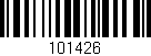 Código de barras (EAN, GTIN, SKU, ISBN): '101426'