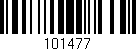 Código de barras (EAN, GTIN, SKU, ISBN): '101477'