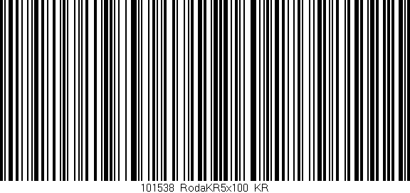 Código de barras (EAN, GTIN, SKU, ISBN): '101538_RodaKR5x100_KR'