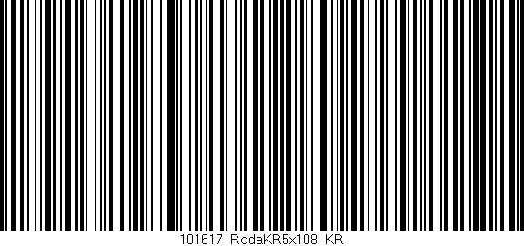 Código de barras (EAN, GTIN, SKU, ISBN): '101617_RodaKR5x108_KR'