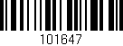 Código de barras (EAN, GTIN, SKU, ISBN): '101647'