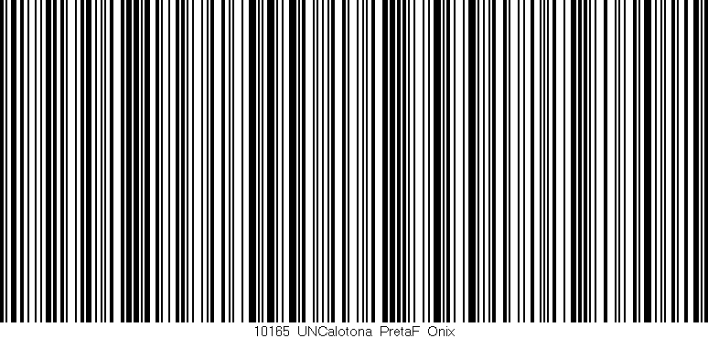 Código de barras (EAN, GTIN, SKU, ISBN): '10165_UNCalotona_PretaF_Onix'
