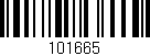 Código de barras (EAN, GTIN, SKU, ISBN): '101665'