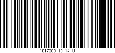 Código de barras (EAN, GTIN, SKU, ISBN): '1017383_18_14_U'